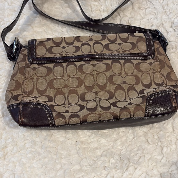 Coach Signature Brown Crossbody Bag - Picture 6 of 6